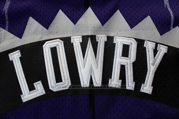 Maglia Toronto Raptors Kyle Lowry #7 Retro Viola